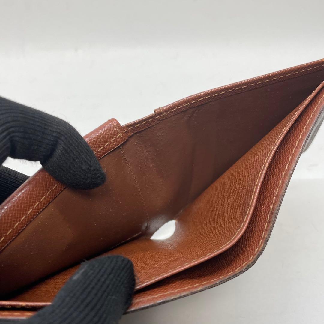 2844 ルイヴィトン モノグラム 二つ折り財布 ポルトフォイユ マルコ