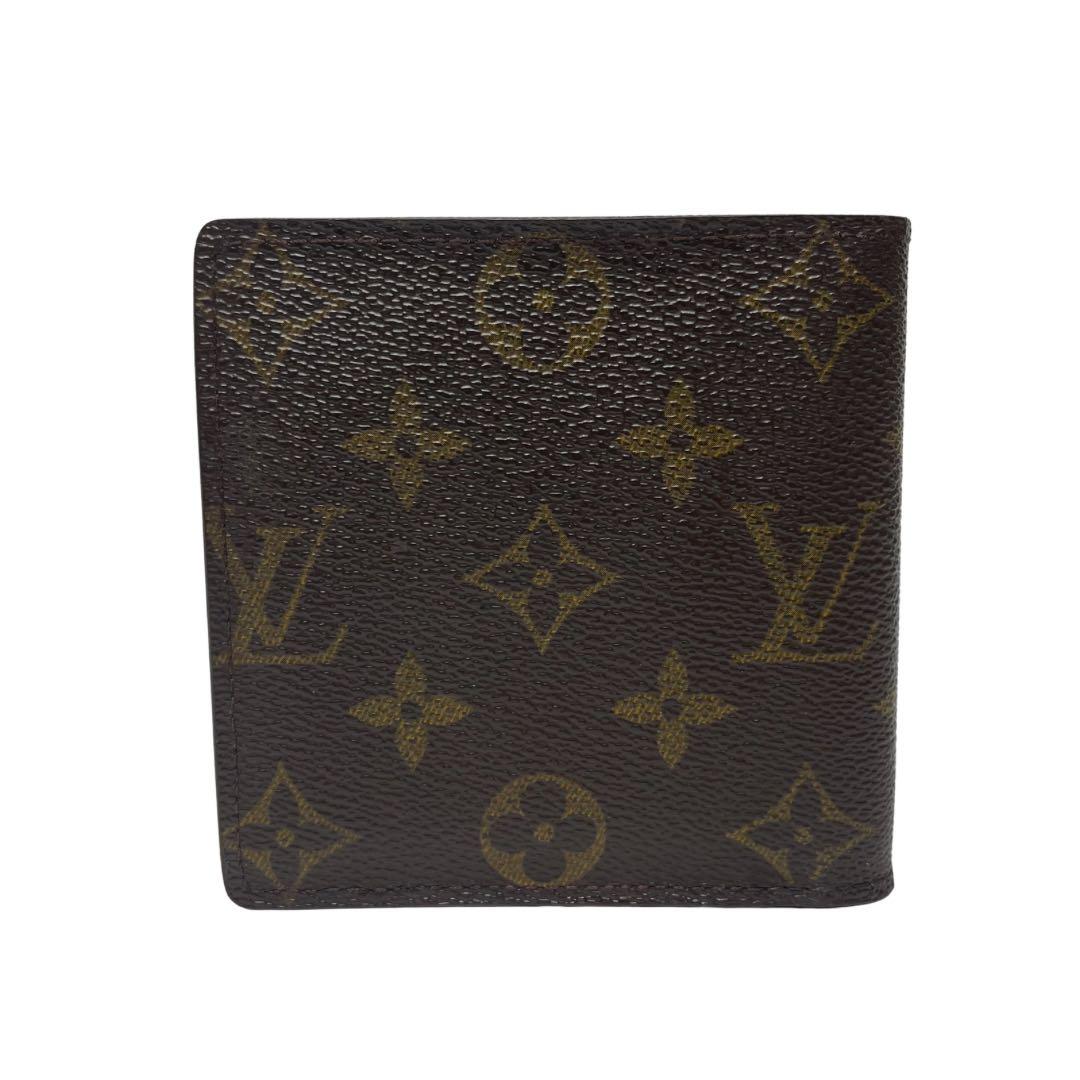 2844 ルイヴィトン モノグラム 二つ折り財布 ポルトフォイユ マルコ