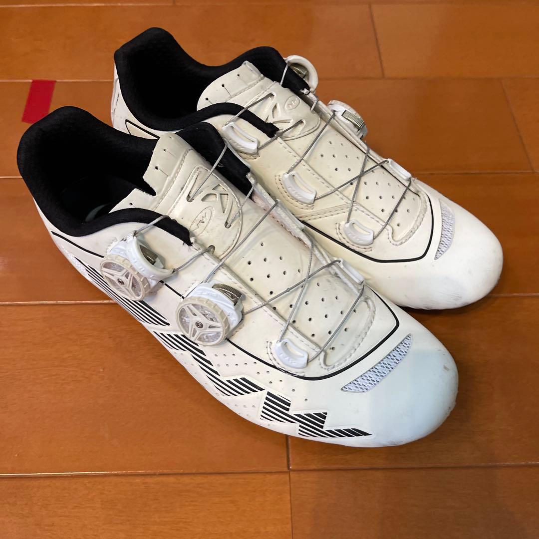 【中古良品】ロードバイク ビンディングシューズ 25.2cm EU40 2セット