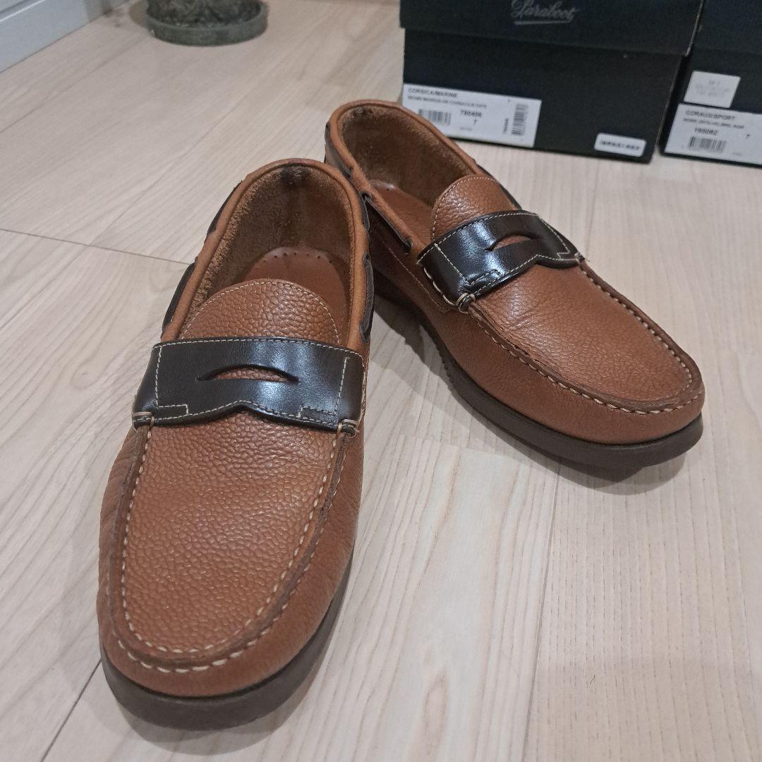 BEAMS別注 Paraboot パラブーツCORSICA/コルシカ ローファー