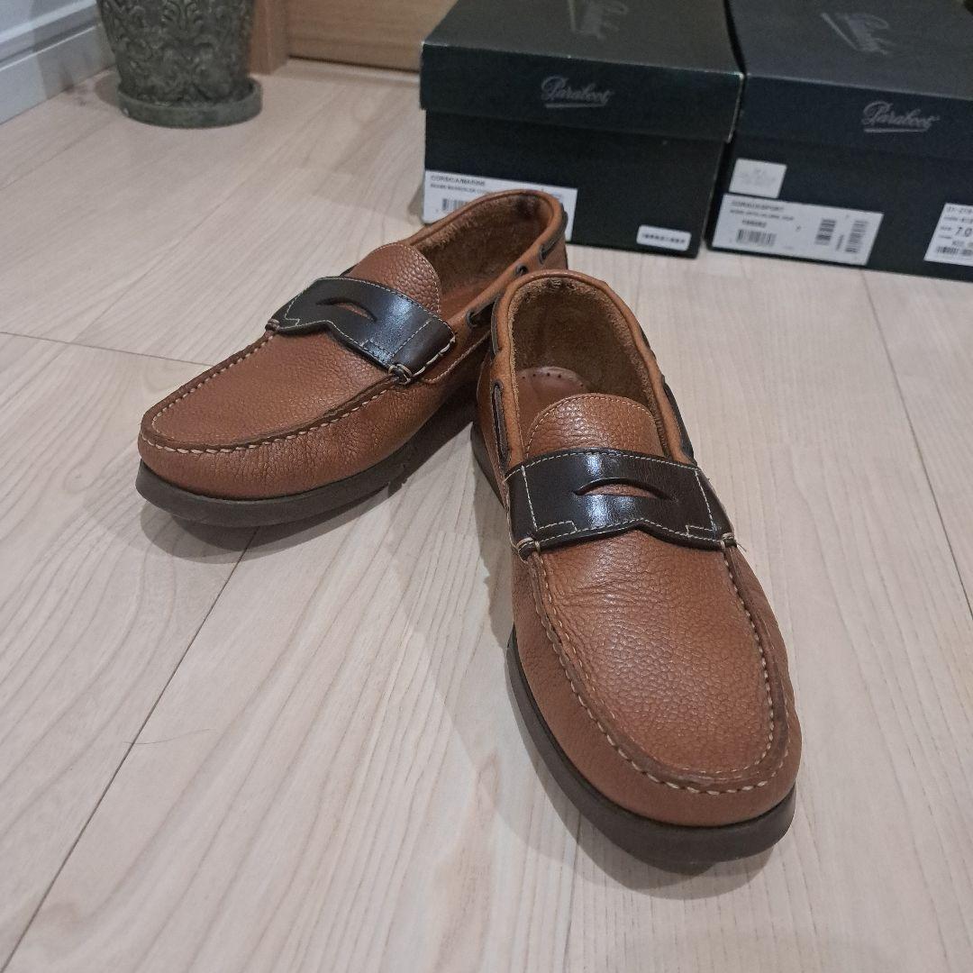 BEAMS別注 Paraboot パラブーツCORSICA/コルシカ ローファー