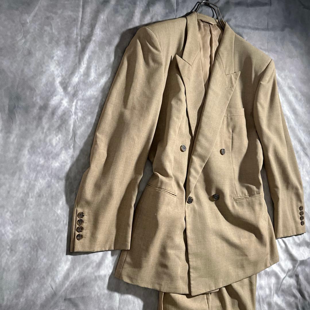 オールド　ディオール セットアップ　スーツ　ダブルボタン　y2k Lサイズ相当