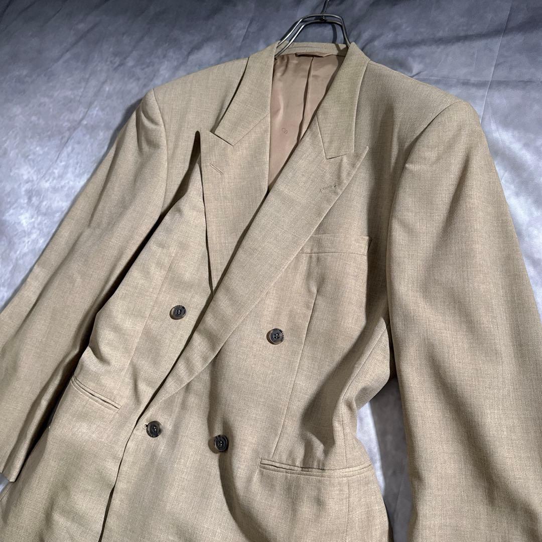 オールド　ディオール セットアップ　スーツ　ダブルボタン　y2k Lサイズ相当