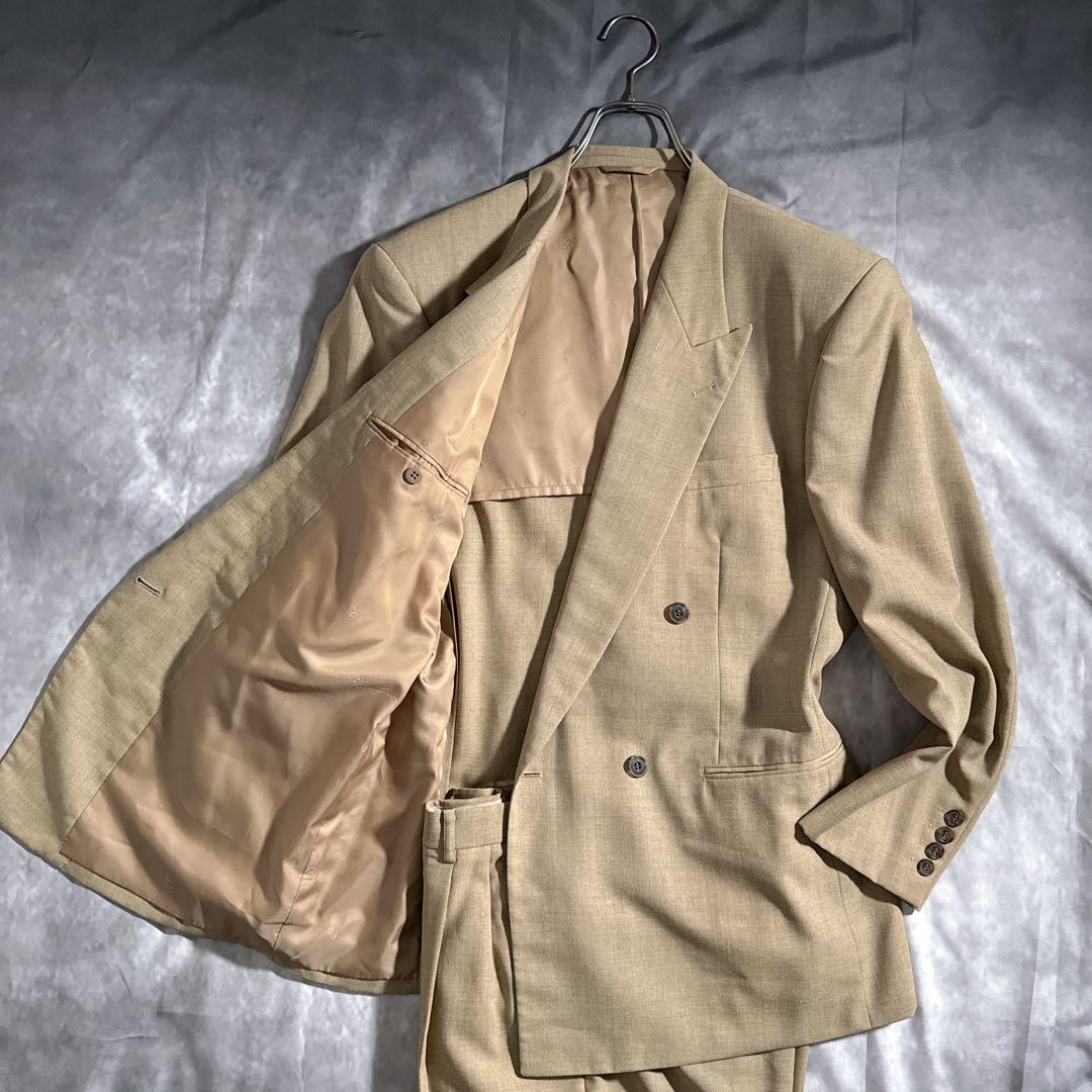 オールド　ディオール セットアップ　スーツ　ダブルボタン　y2k Lサイズ相当