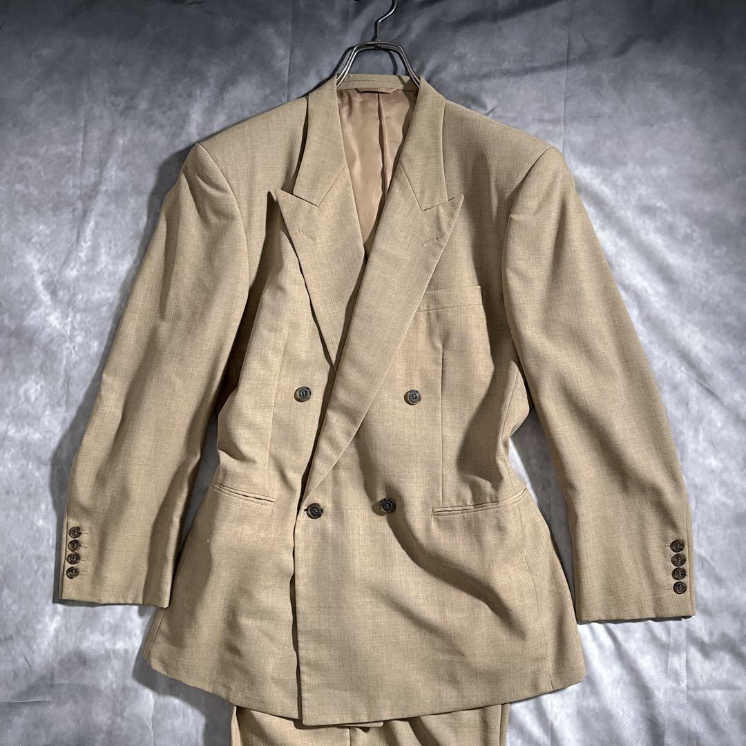 オールド　ディオール セットアップ　スーツ　ダブルボタン　y2k Lサイズ相当