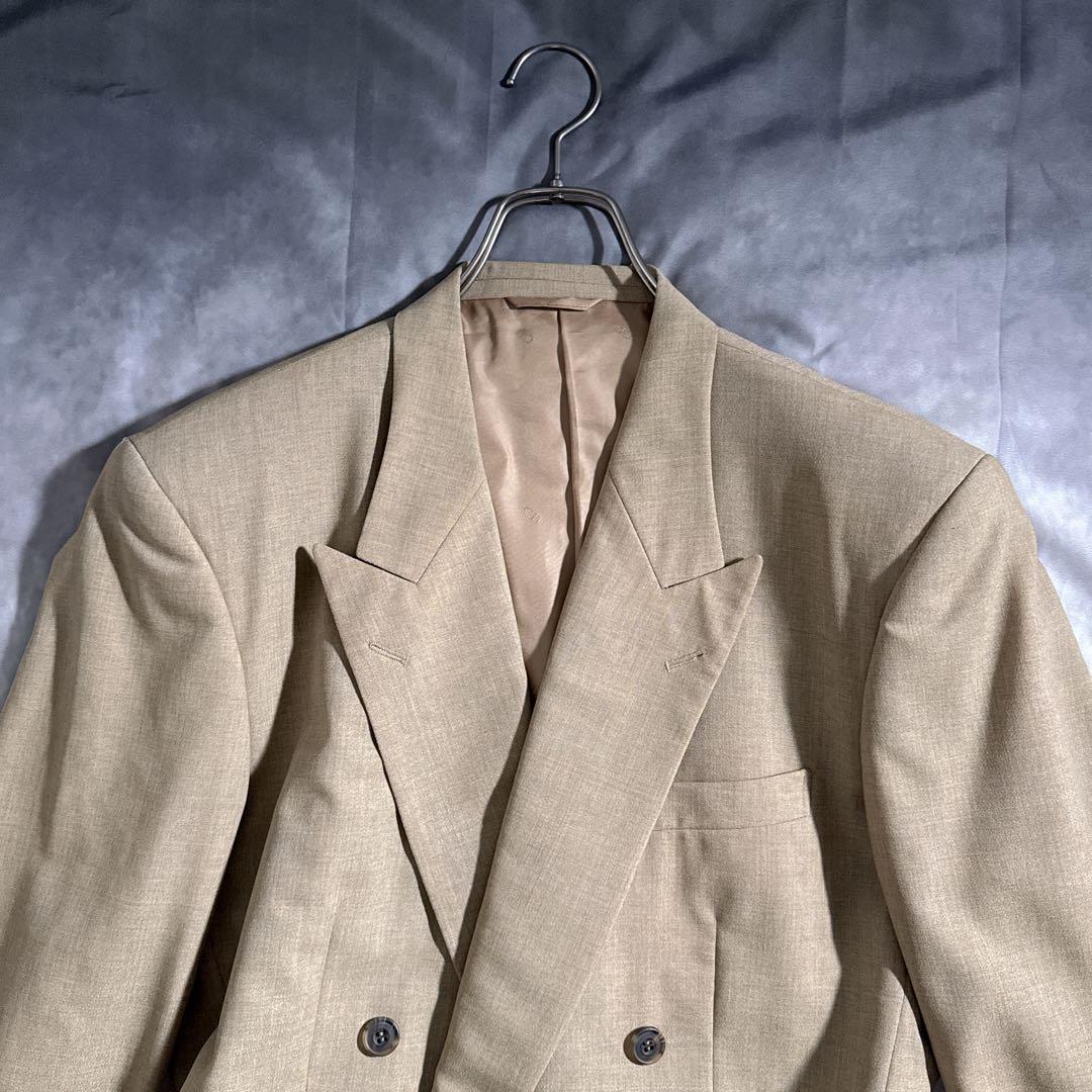 オールド　ディオール セットアップ　スーツ　ダブルボタン　y2k Lサイズ相当