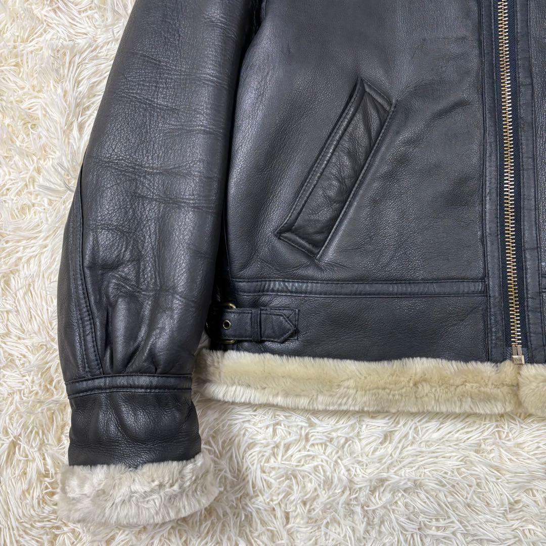 ✨激レア✨状態良好 BOSSジャン 2000年限定モデル 肉厚レザー B-3