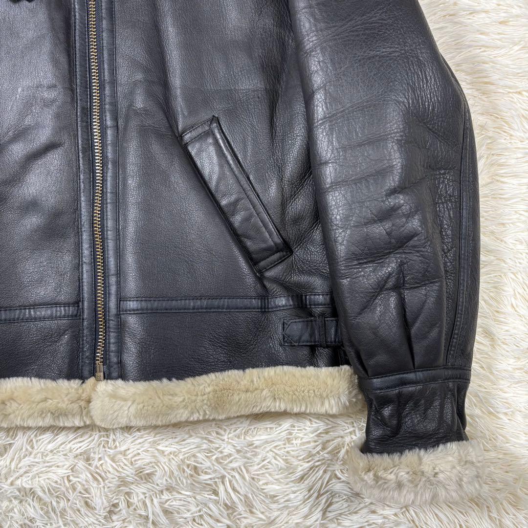 ✨激レア✨状態良好 BOSSジャン 2000年限定モデル 肉厚レザー B-3