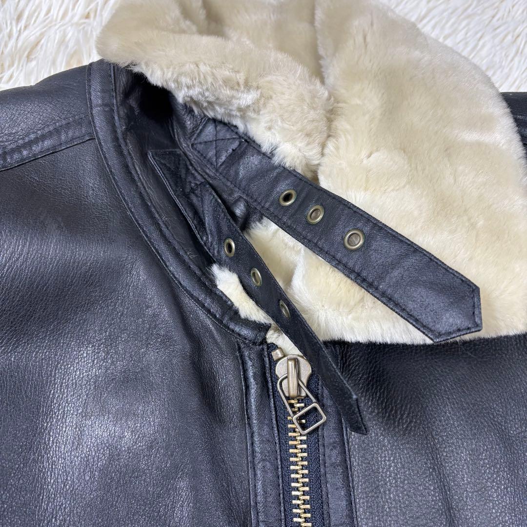 ✨激レア✨状態良好 BOSSジャン 2000年限定モデル 肉厚レザー B-3