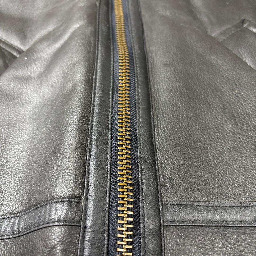 ✨激レア✨状態良好 BOSSジャン 2000年限定モデル 肉厚レザー B-3