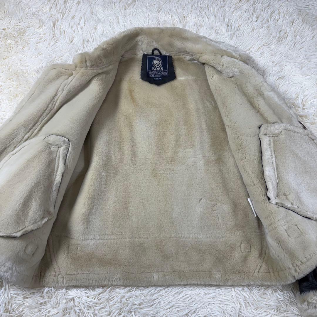 ✨激レア✨状態良好 BOSSジャン 2000年限定モデル 肉厚レザー B-3