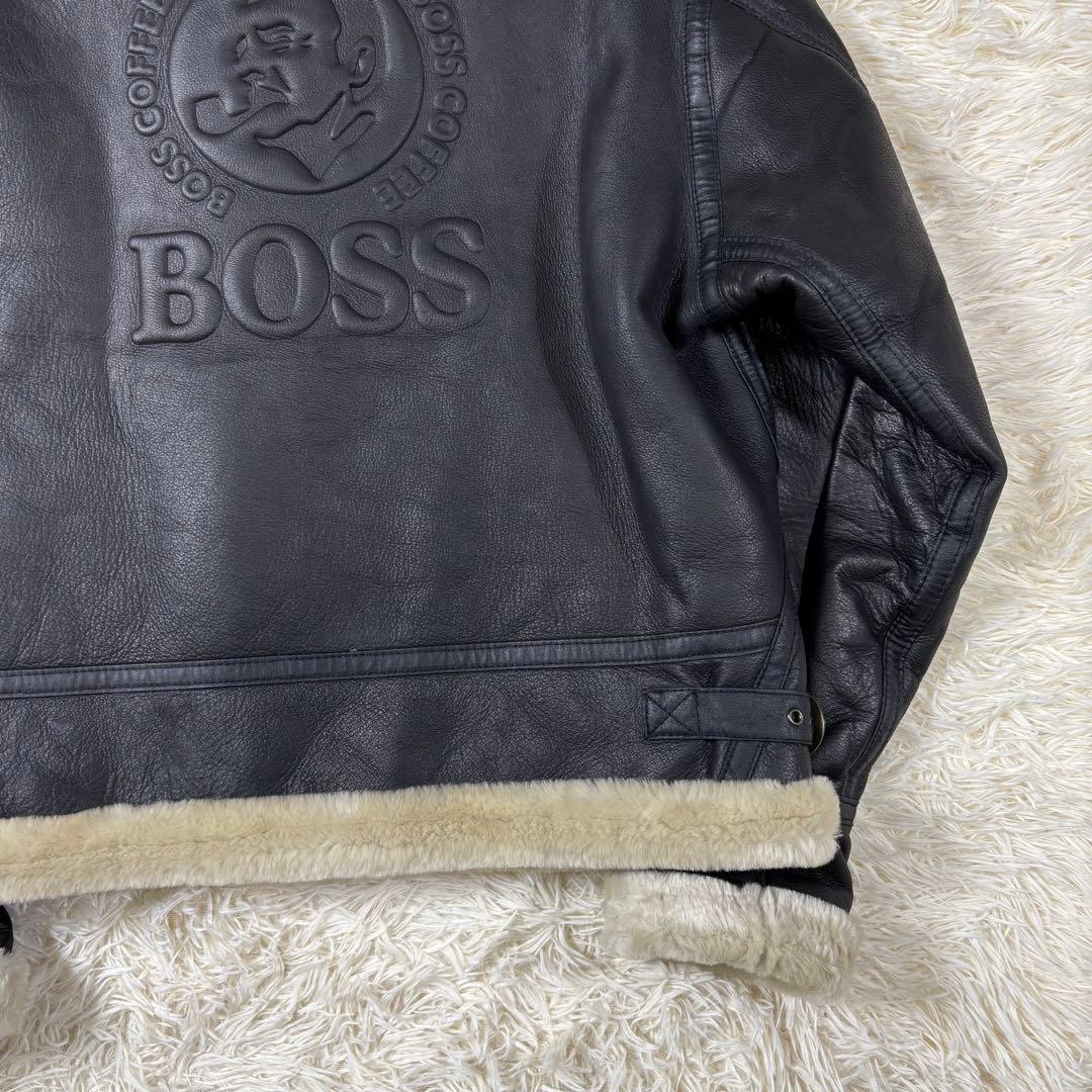 ✨激レア✨状態良好 BOSSジャン 2000年限定モデル 肉厚レザー B-3