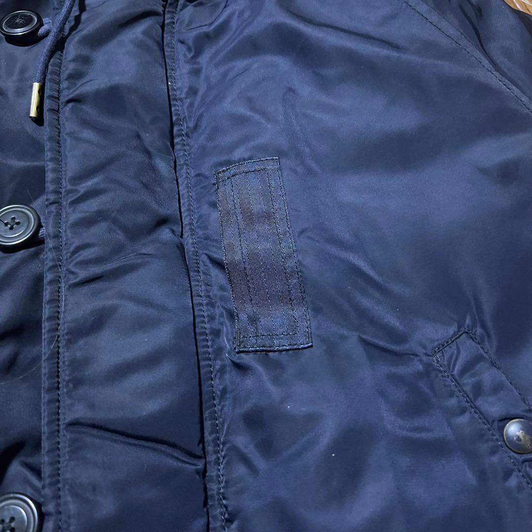 ポロラルフローレン N-2B フライトジャケット ダウン ネイビー　希少Sサイズ