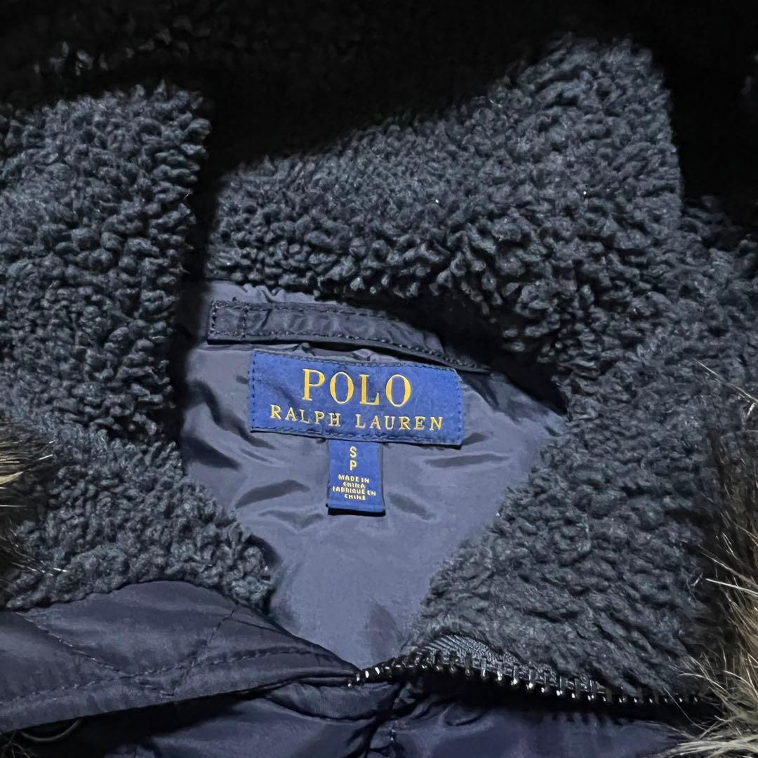 ポロラルフローレン N-2B フライトジャケット ダウン ネイビー　希少Sサイズ