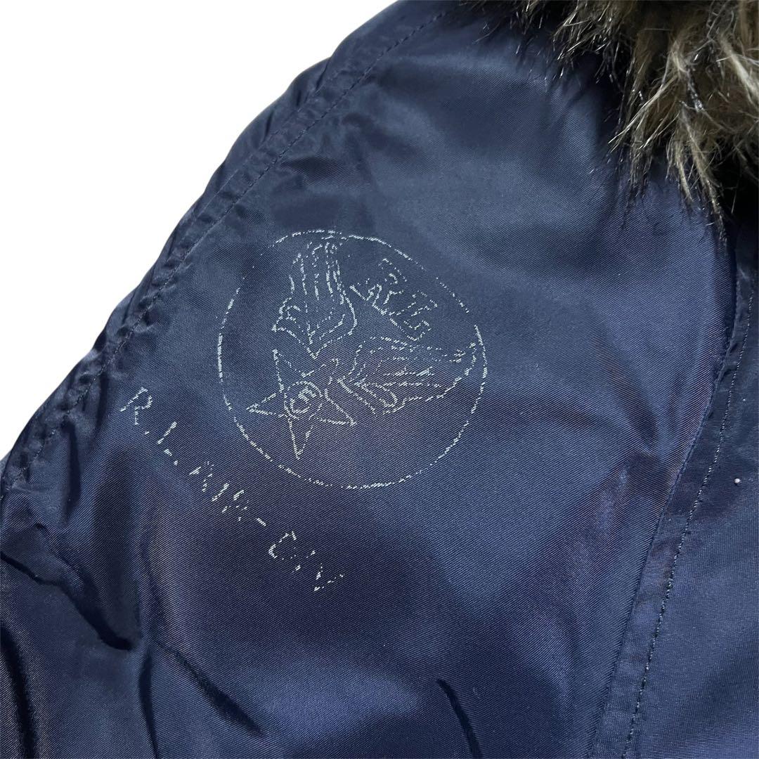 ポロラルフローレン N-2B フライトジャケット ダウン ネイビー　希少Sサイズ
