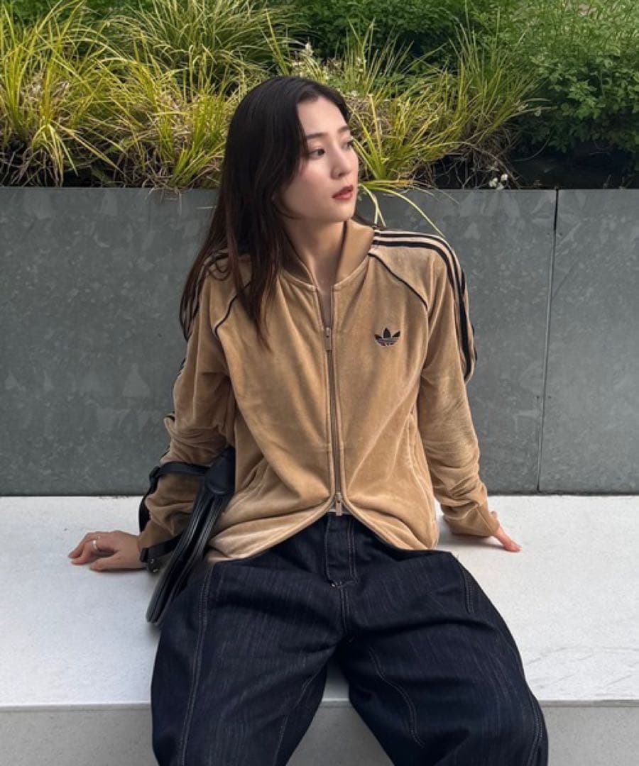 adidas SSTアディカラー ベロアトラックトップ トラックジャケット