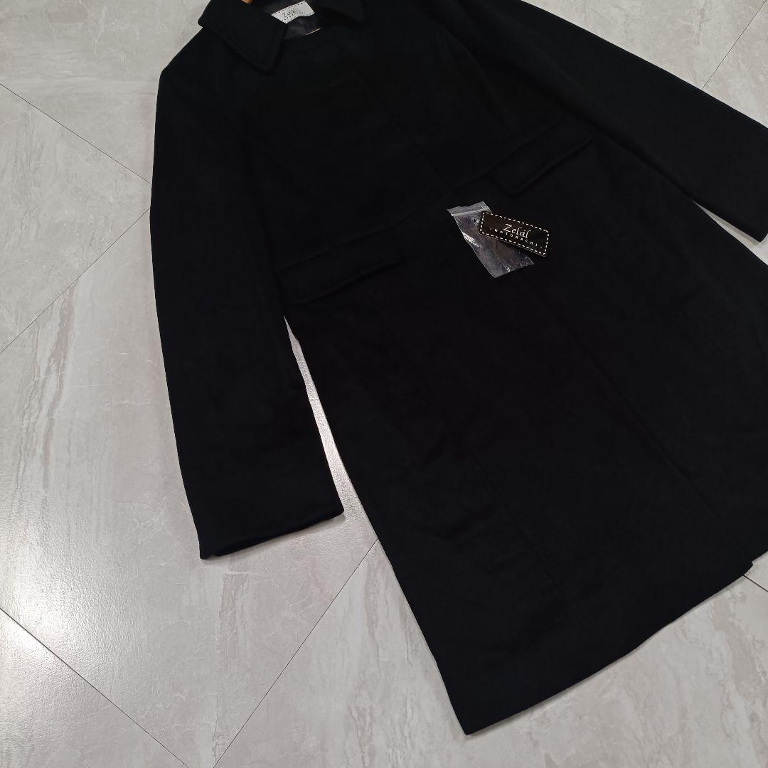 【新品】元町ゼラール カシミヤコート カシミヤ100％ 11号 L ファー欠品