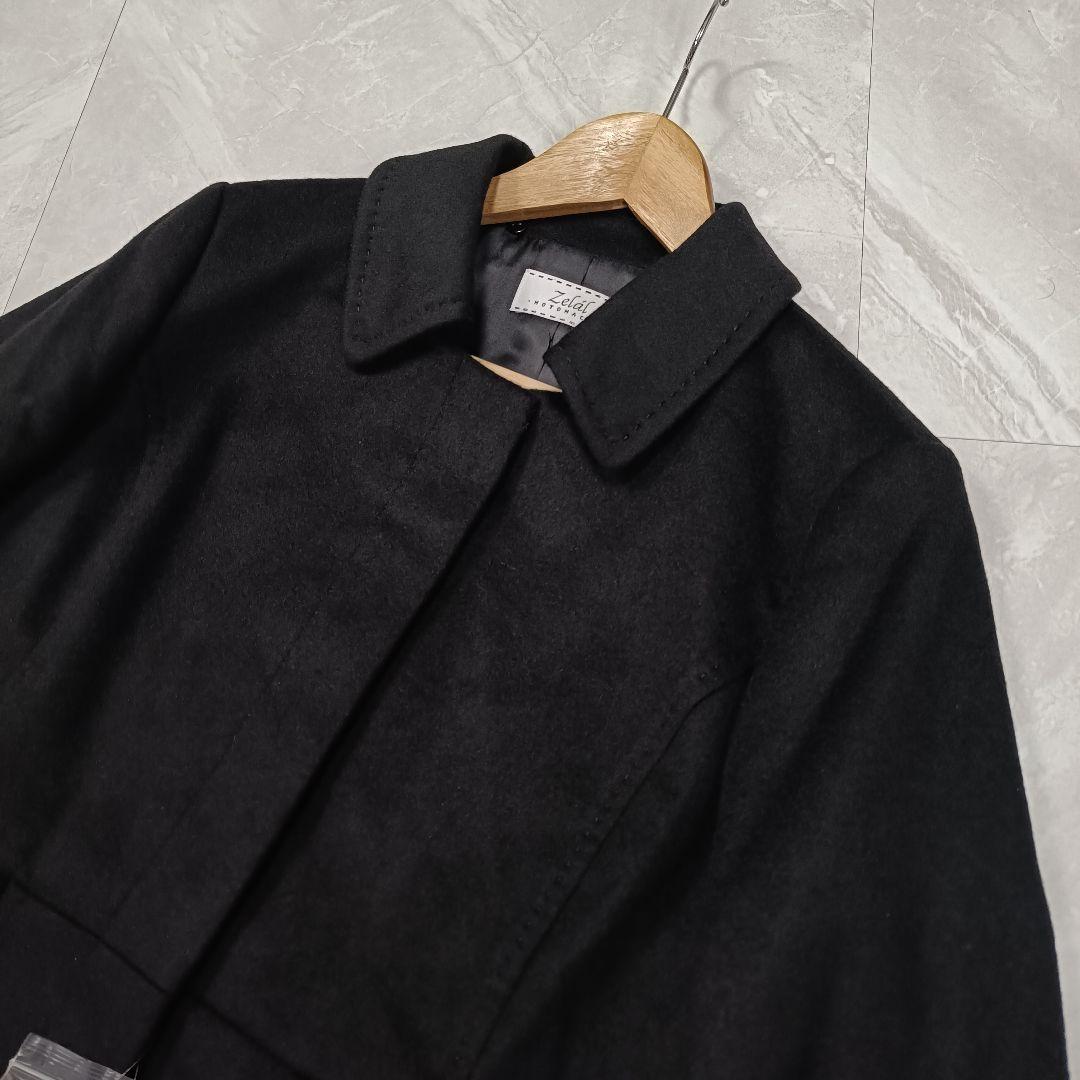 【新品】元町ゼラール カシミヤコート カシミヤ100％ 11号 L ファー欠品