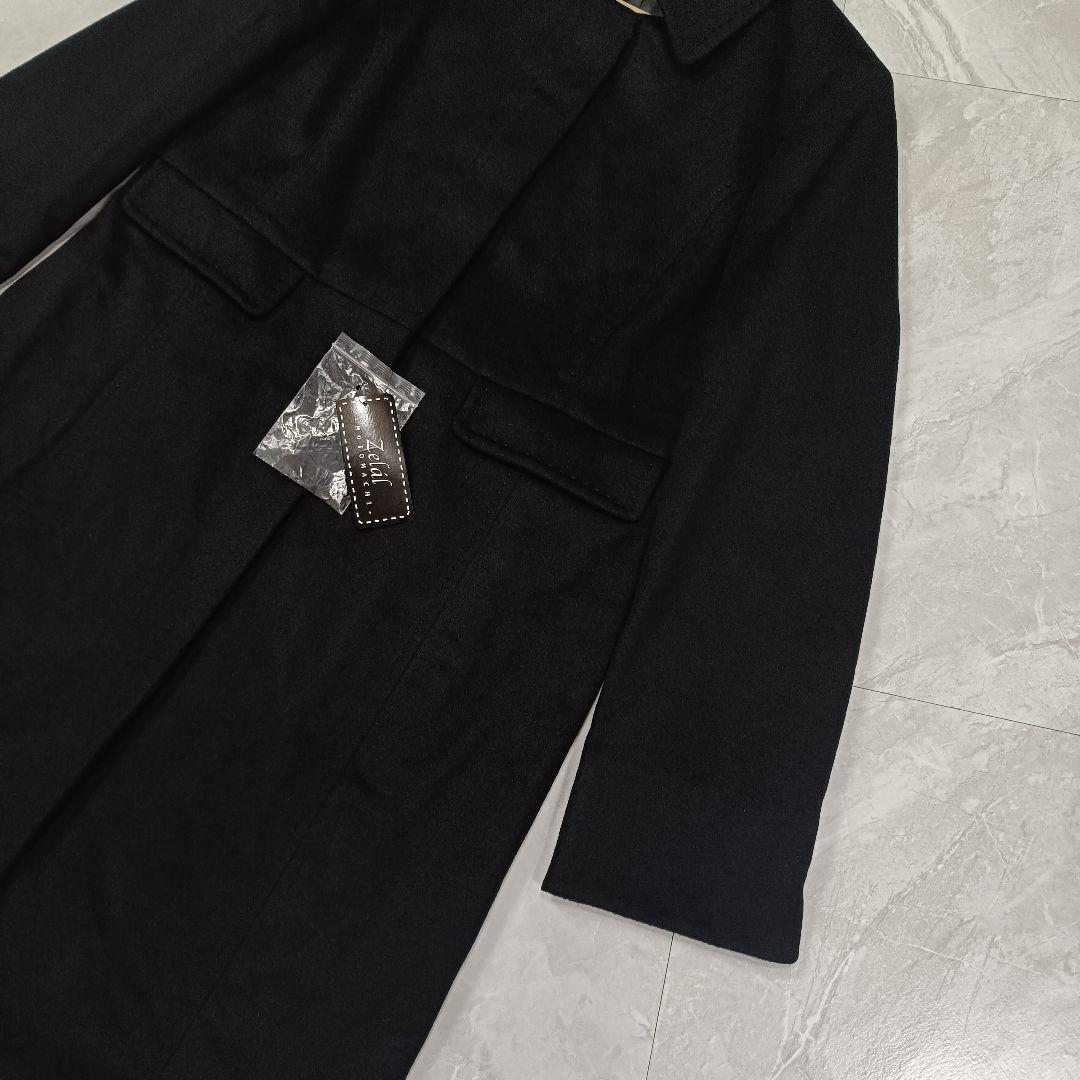 【新品】元町ゼラール カシミヤコート カシミヤ100％ 11号 L ファー欠品
