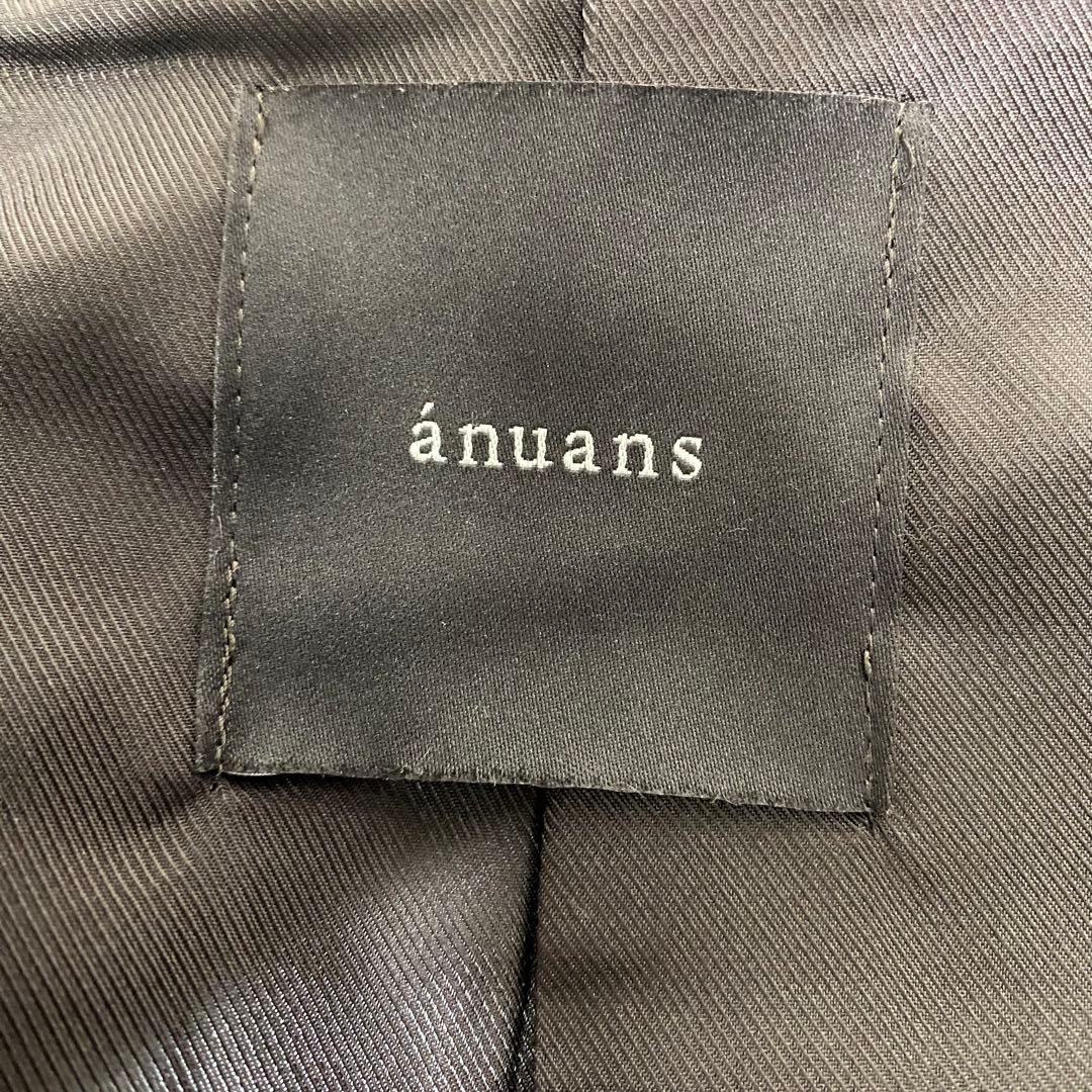 ánuans アニュアンス ウールトレンチコート ダークブラウン