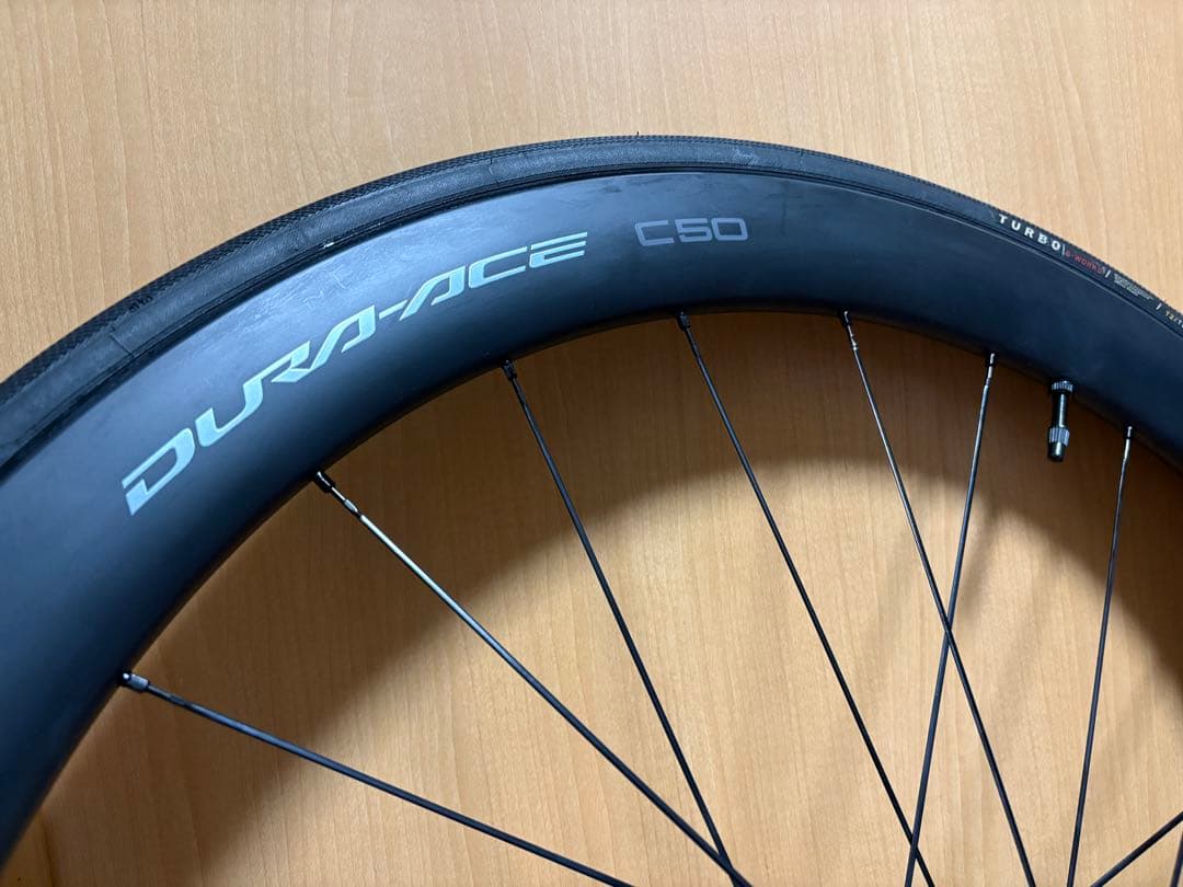 WH-9270-C50 美品 DURA-ACE チューブレスホイール 前後セット