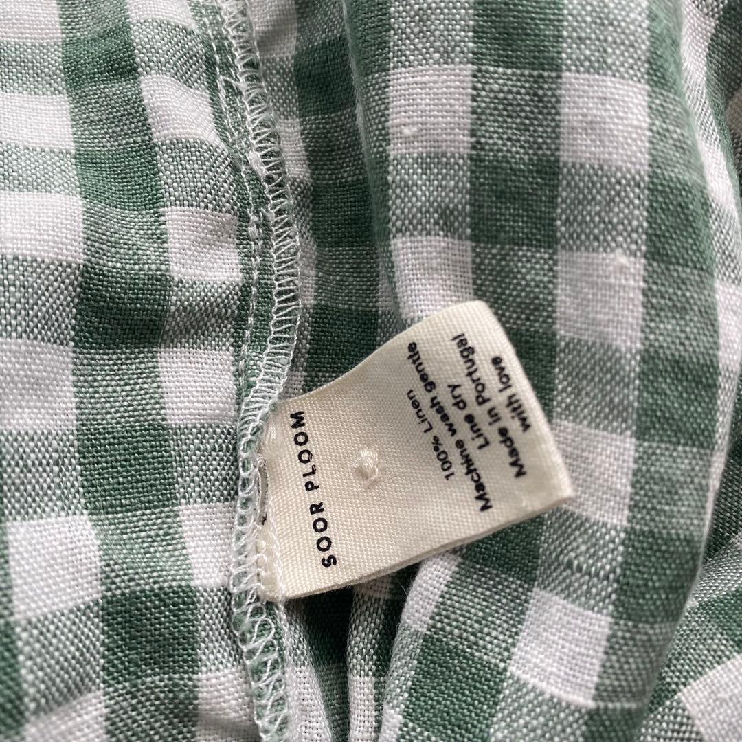 ボトムス soor ploom eloise pinafore gingham 3y