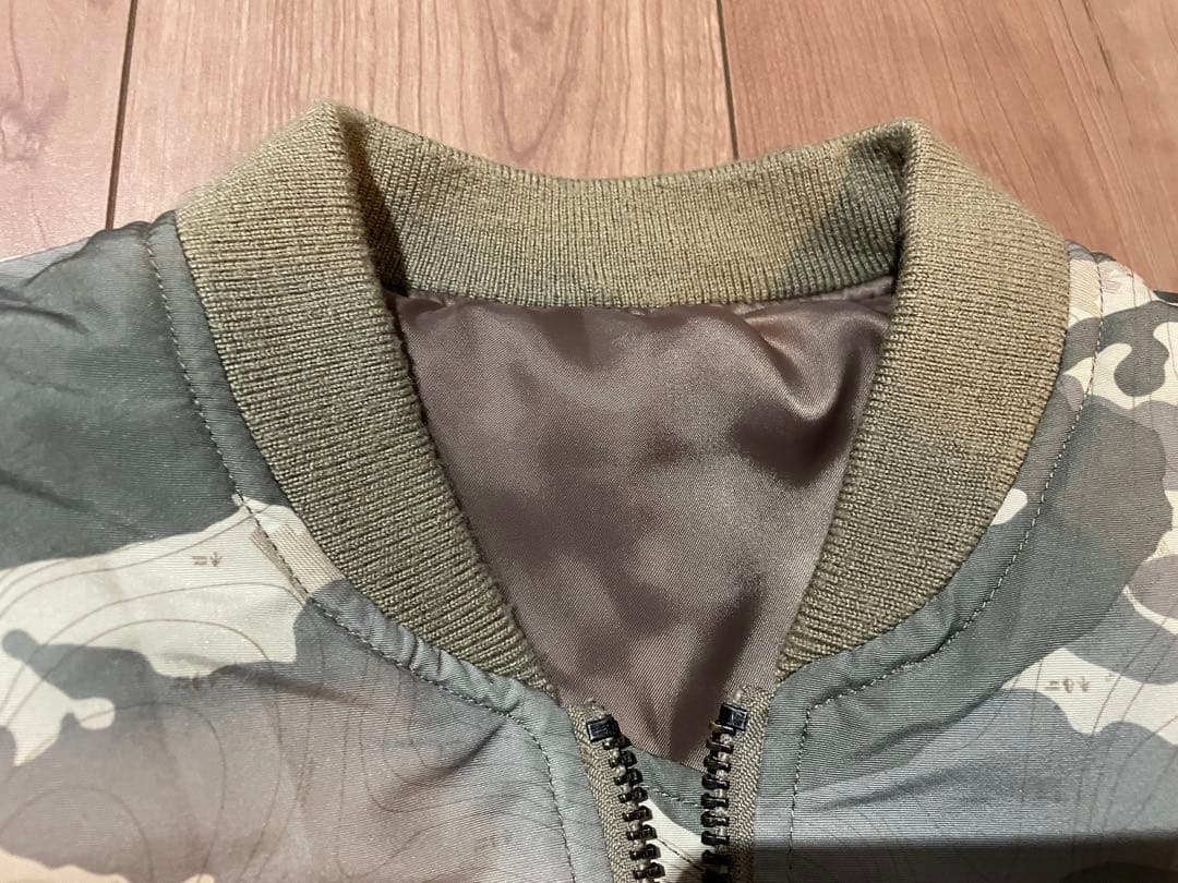 アヴィレックス迷彩 MA-1ジャケット FITY