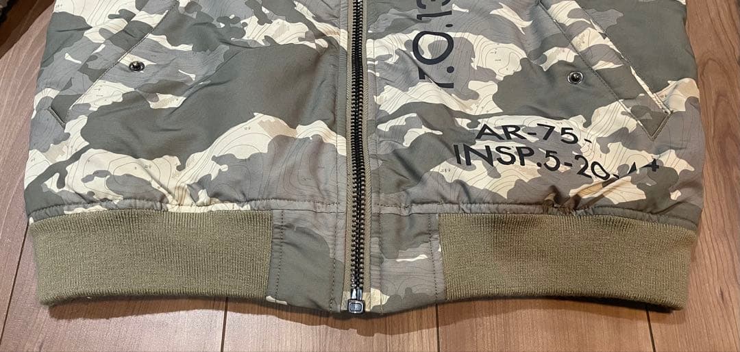 アヴィレックス迷彩 MA-1ジャケット FITY