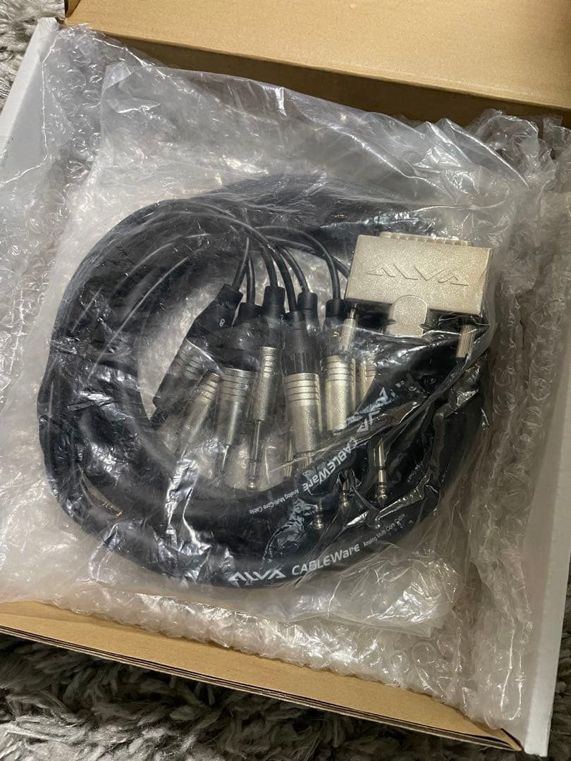 【美品】ALVA D-Sub25 to 8x TRS ケーブル 2m（2セット）