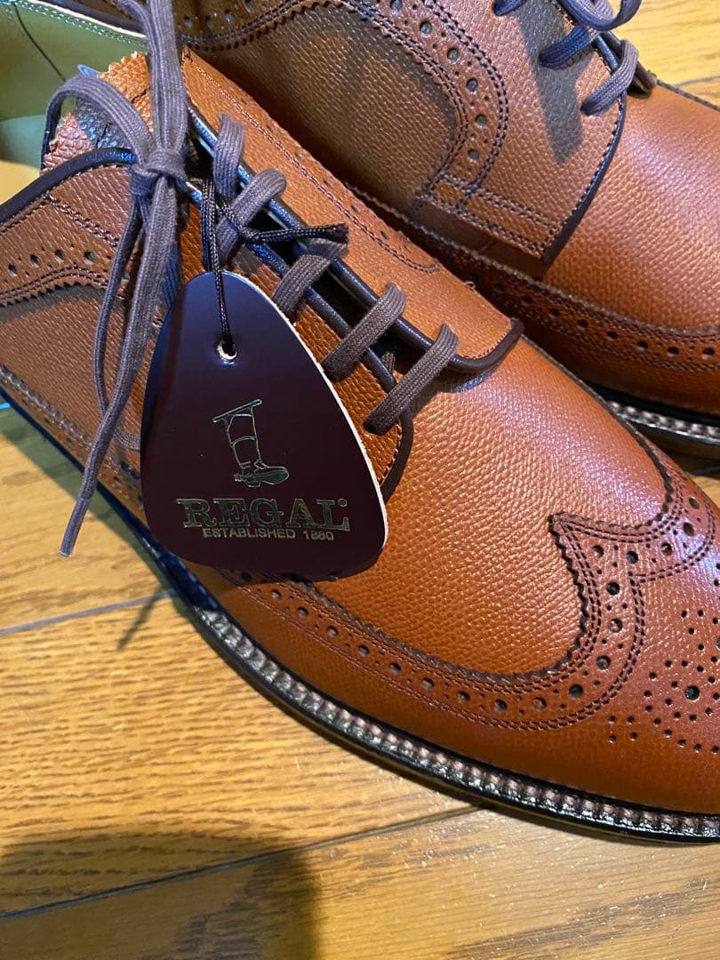 高級 リーガル 27 2235 インペリアルグレード ウイングチップ ブラウン