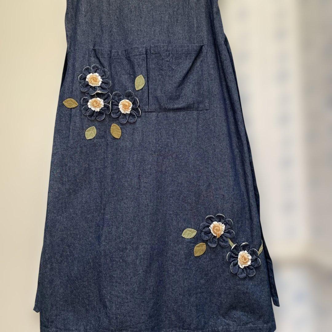 ポテチーノ　エプロン　ジャンパースカート　さえら