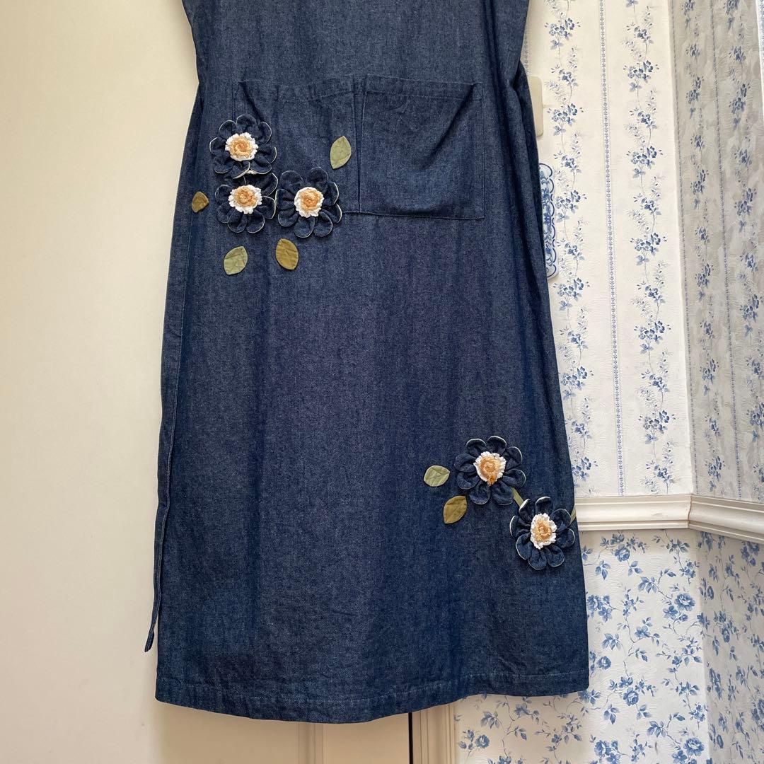 ポテチーノ　エプロン　ジャンパースカート　さえら