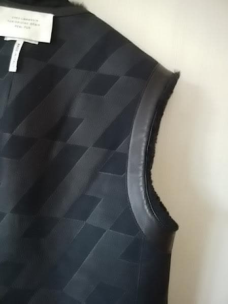 モンロー/エルメス　ムートンベスト　ジレ　サイズ34