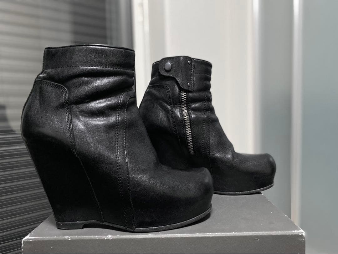 Rick Owens 廃盤 Wedge heel boots drkshdw