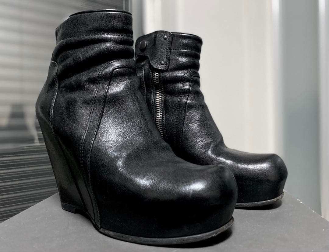 Rick Owens 廃盤 Wedge heel boots drkshdw