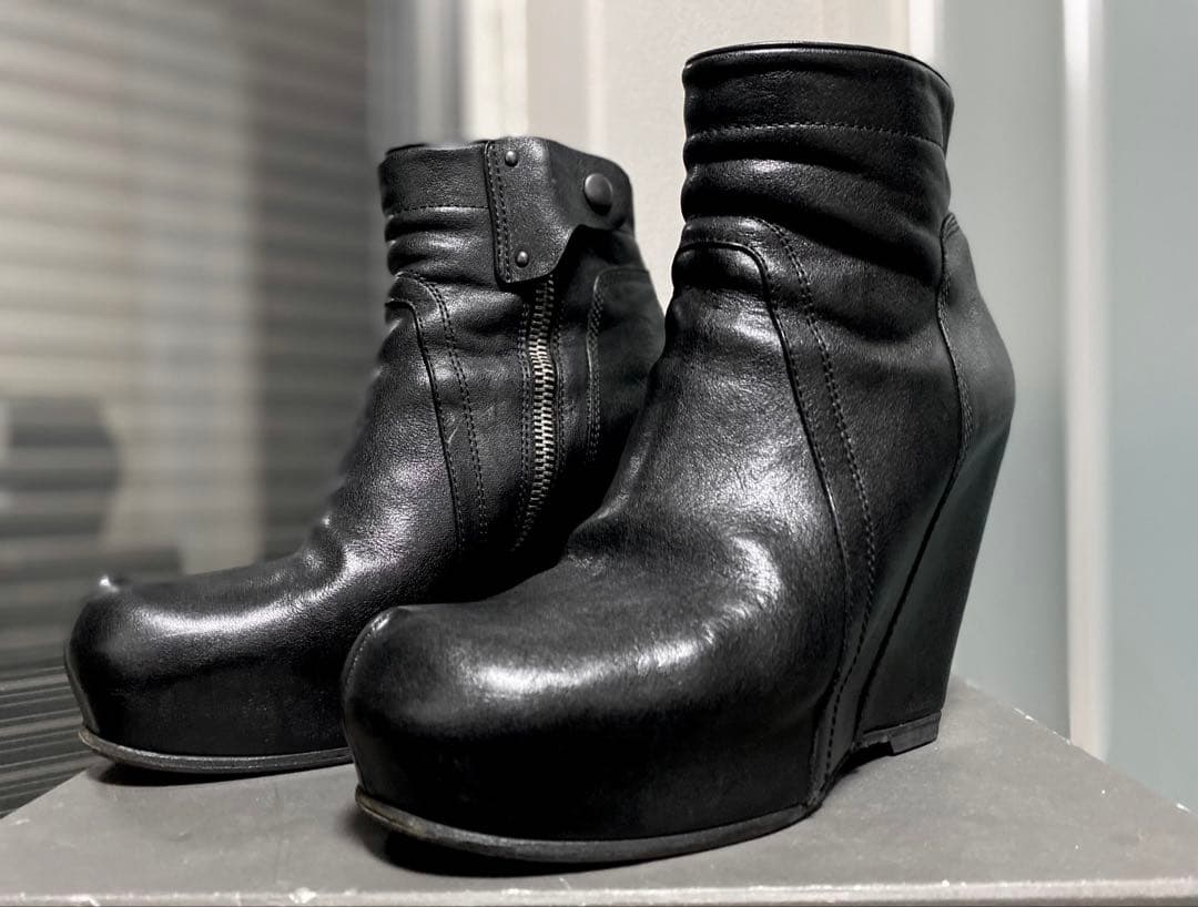 Rick Owens 廃盤 Wedge heel boots drkshdw