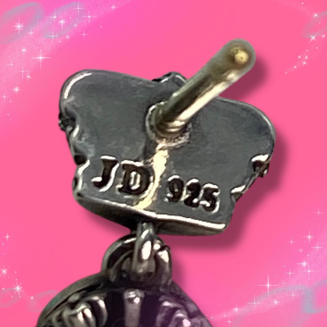 《美品》 ジャスティンデイビス　ピアス片耳　クラウン　SV925　ポストK18