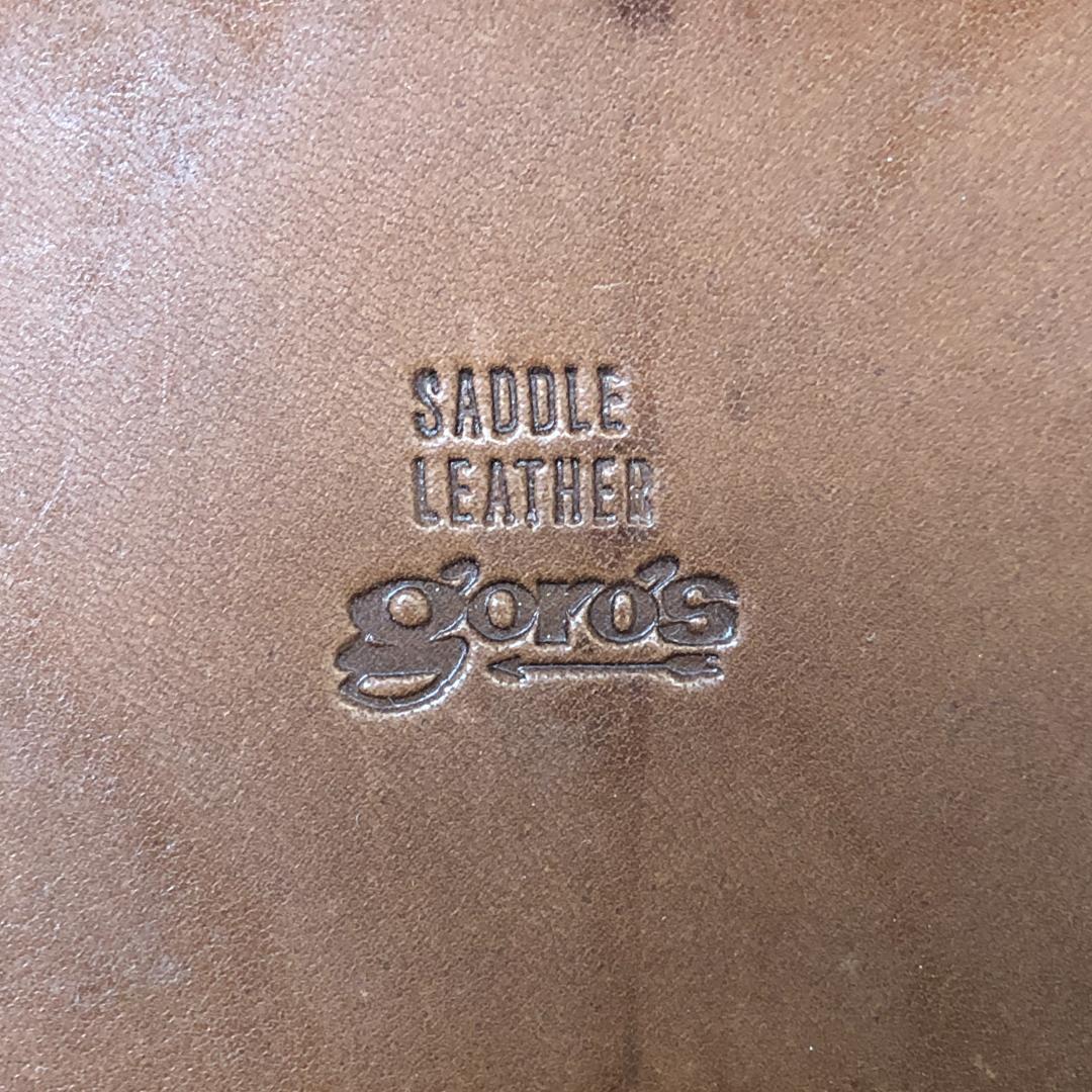 9F314/ゴローズ/長財布/インディアン/コンチョボタン/サドルレザー/茶色