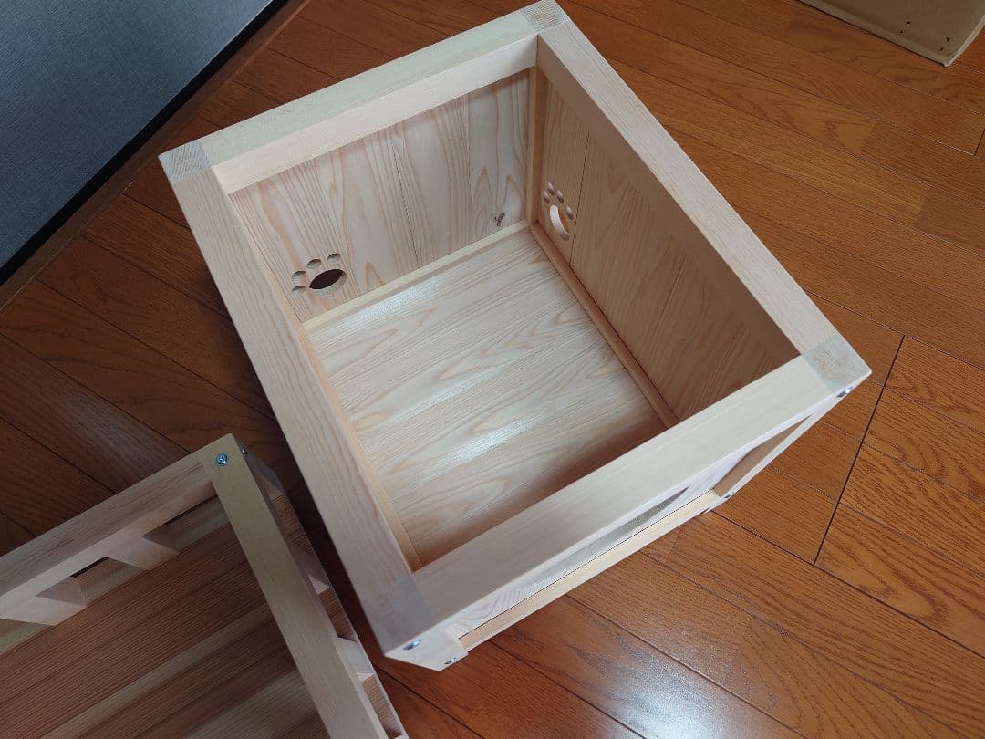 ⑳★キャットハウス★テラス付★分割式★猫ちゃんに★手作り