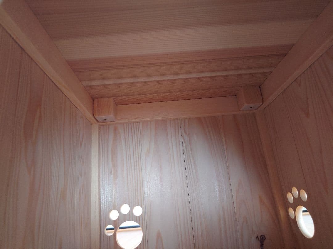 ⑳★キャットハウス★テラス付★分割式★猫ちゃんに★手作り