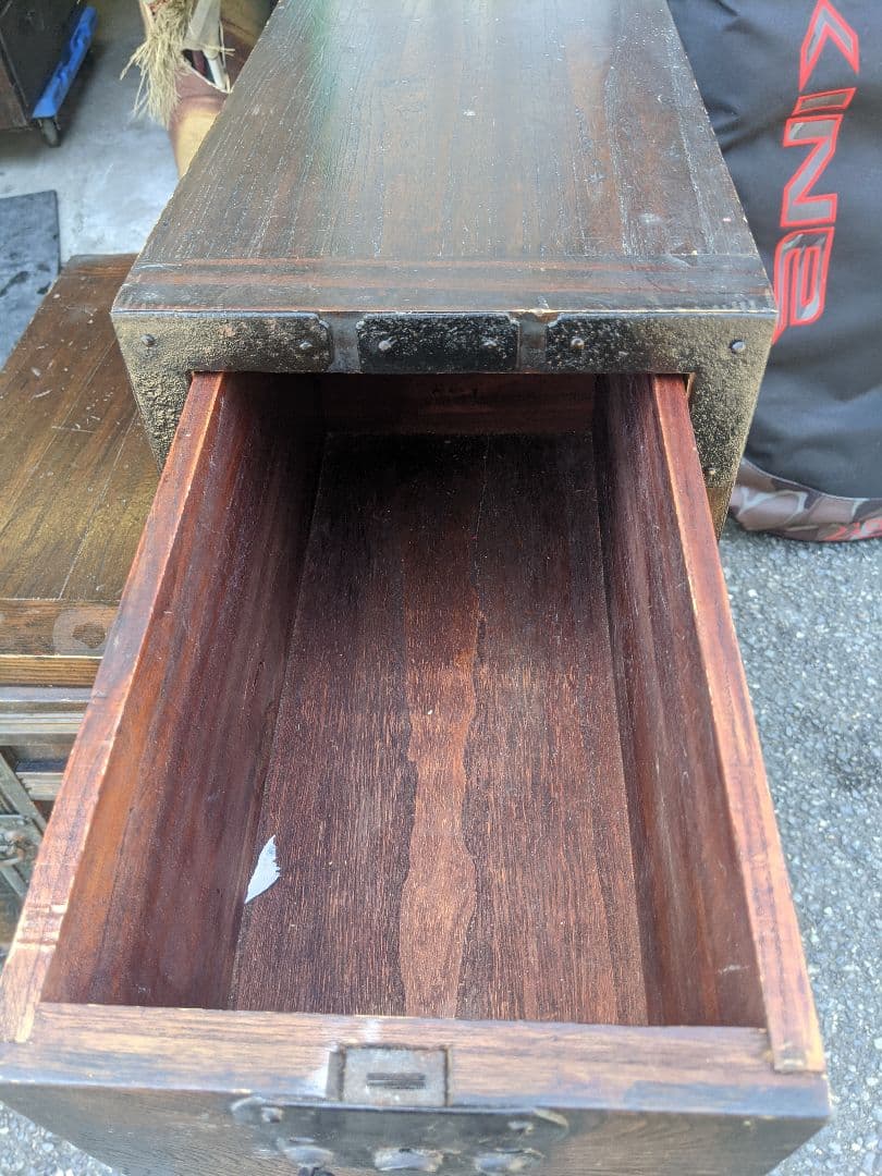 時代物　階段箪笥　和箪笥　両開き　　箪笥