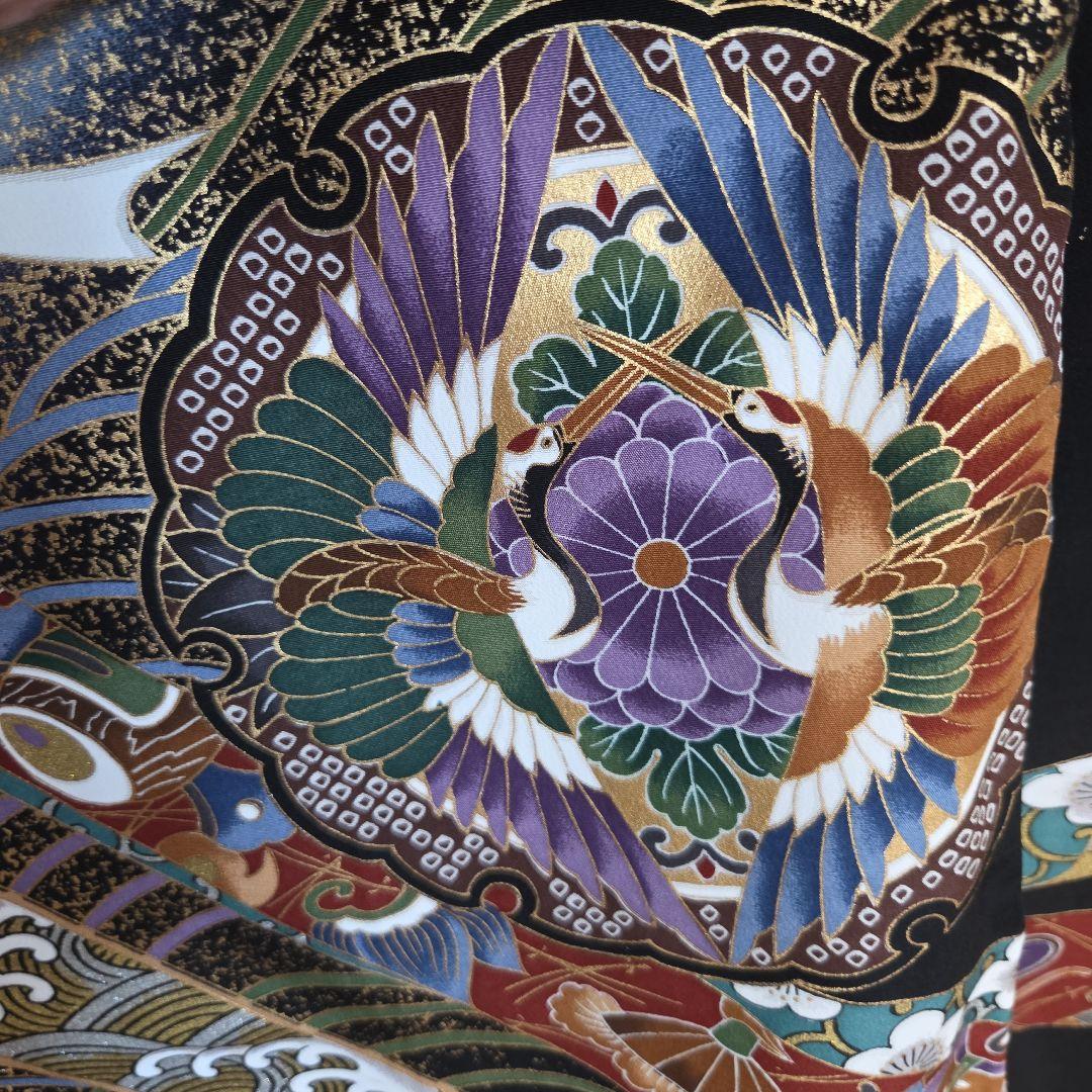 1-19　正絹　男の子お祝い着物　長襦袢付き　産着　七五三　逸品