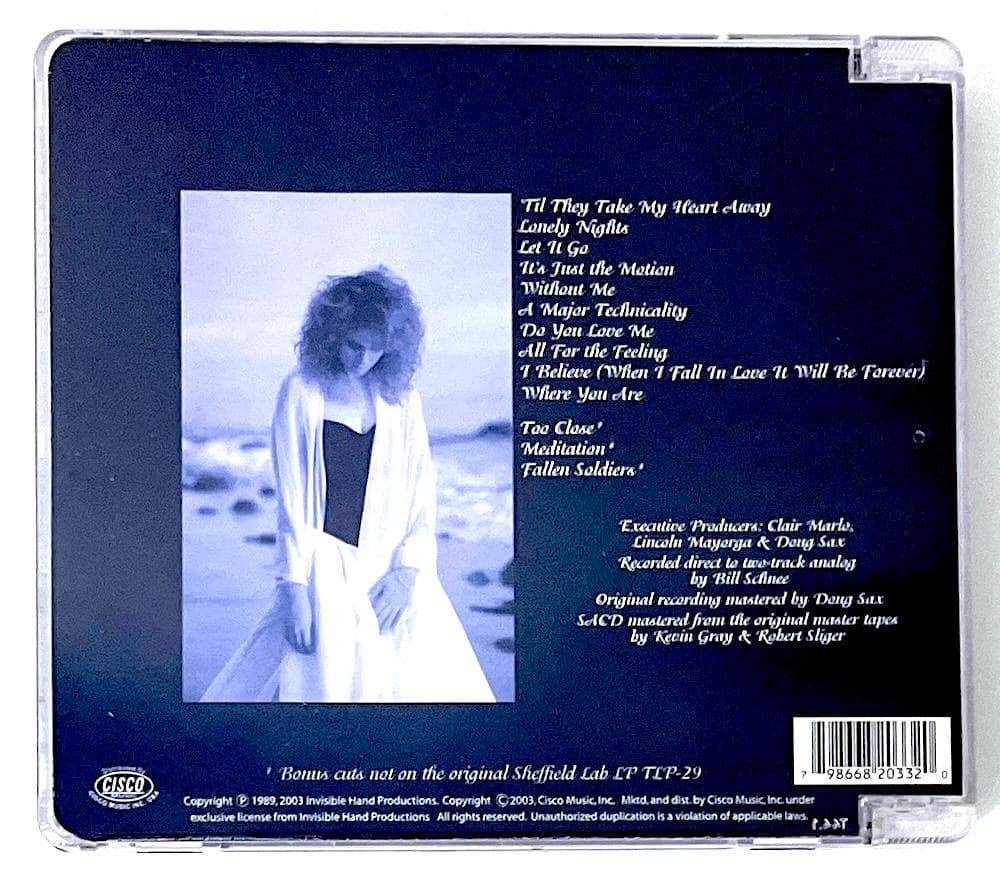 廃盤 SACD CLAIR MARLO クレア・マーロ LET IT GO