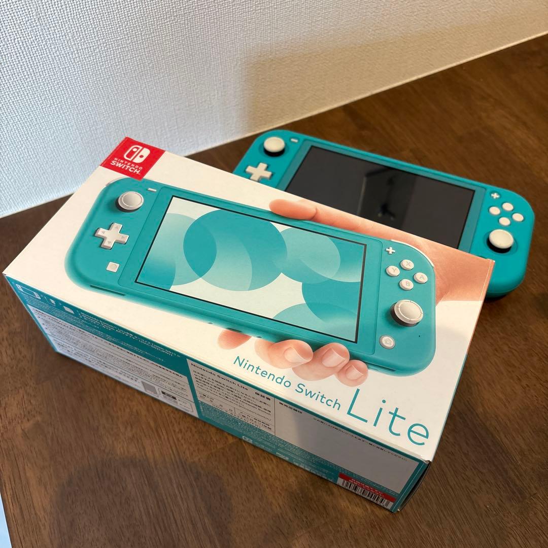 <箱付き/美品> Nintendo Switch Lite ターコイズ