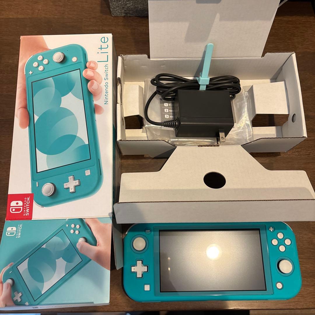 <箱付き/美品> Nintendo Switch Lite ターコイズ