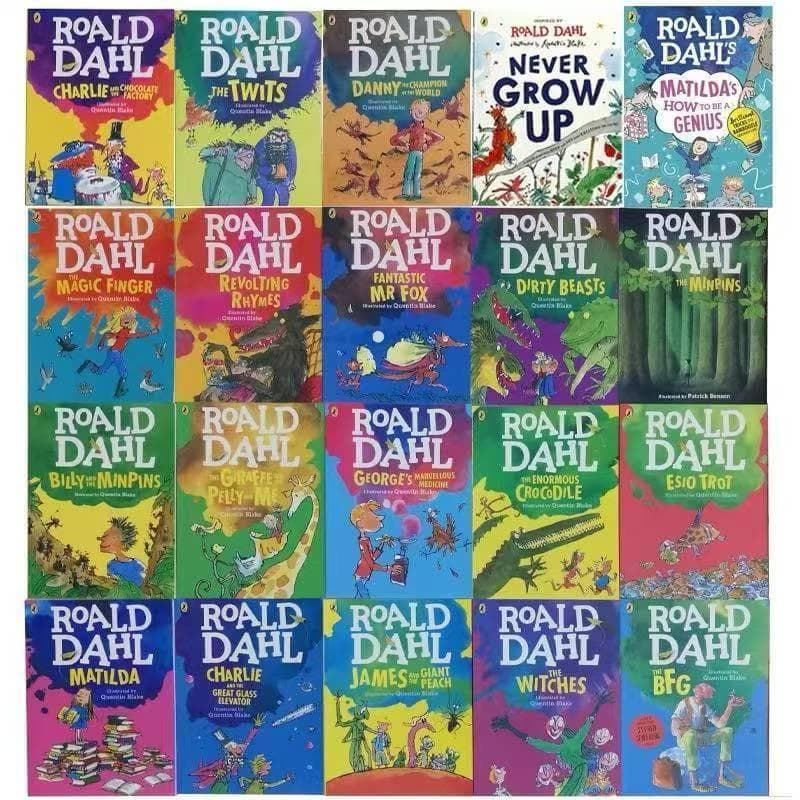 新品 大人気 Ｒoald Ｄahl 英語絵本 洋書 20冊セット 音源付