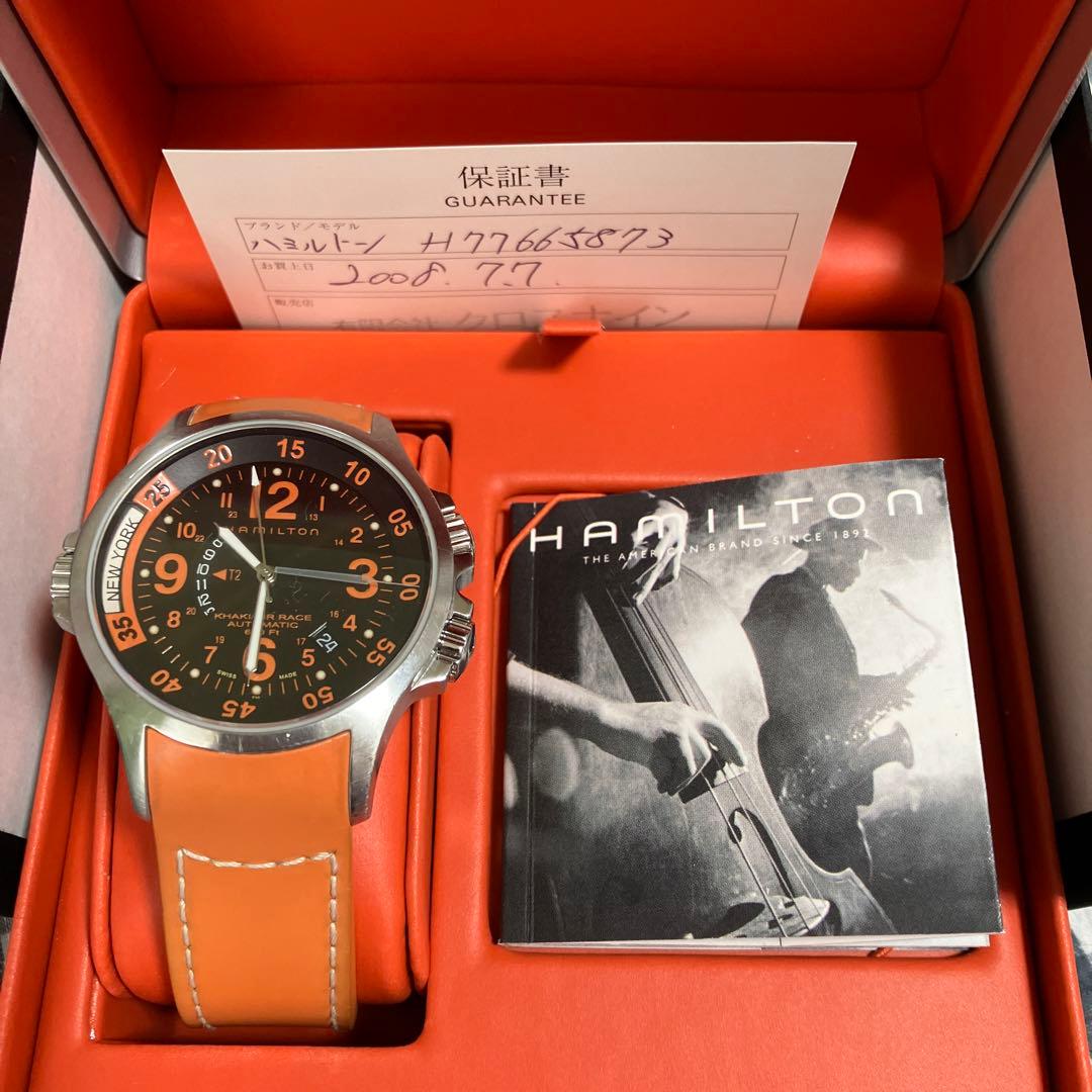 HAMILTONカーキ エアレース GMT H77665873 自動巻き