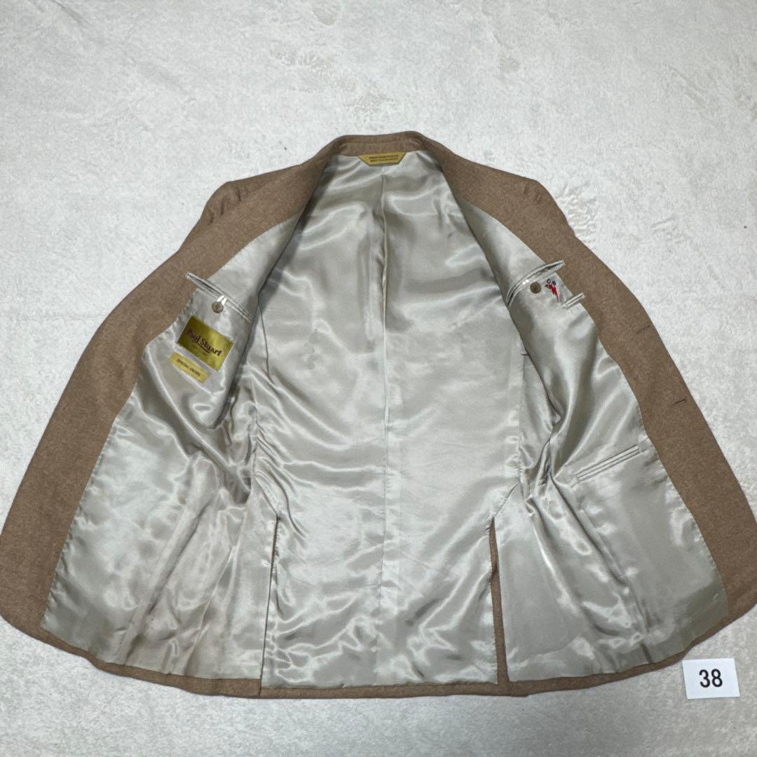 38 秋冬　極美品　ポールスチュアート　テーラードジャケット　カシミア　 A4