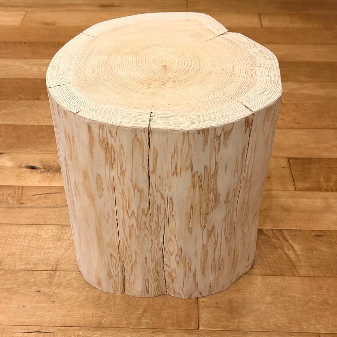 檜　丸太　椅子　スツール　No.1216