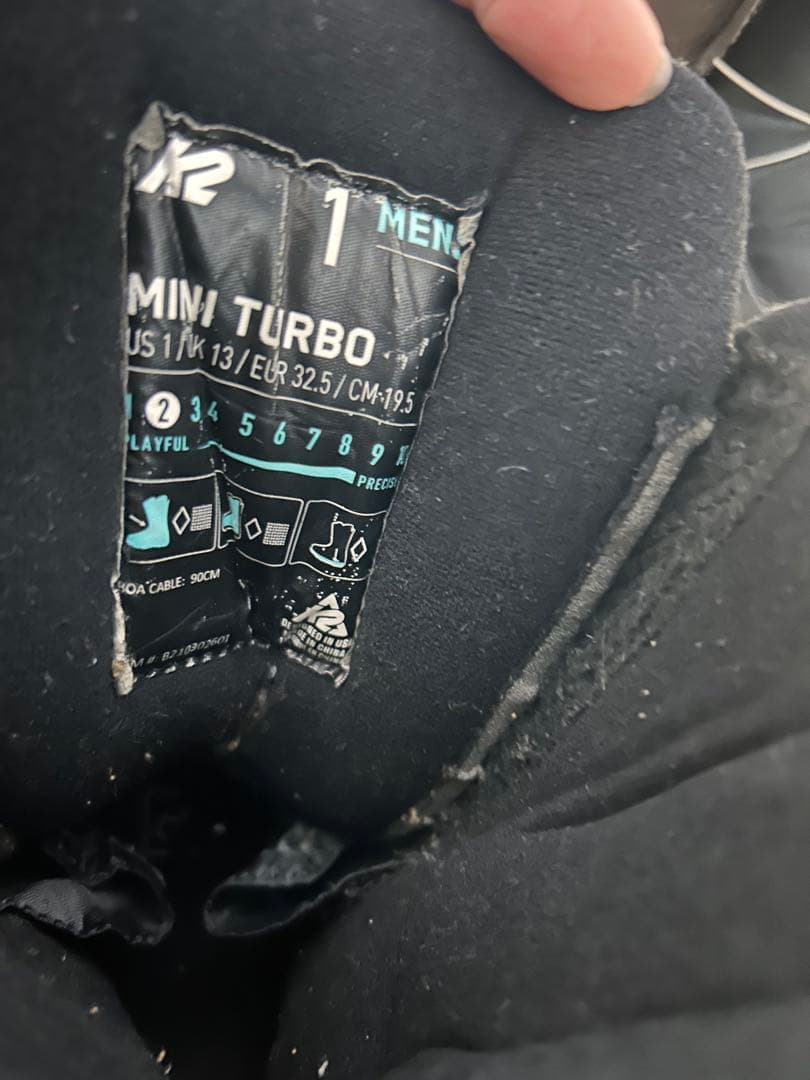 SPOON スノーボード110㎝とK2ブーツ19.5㎝セット